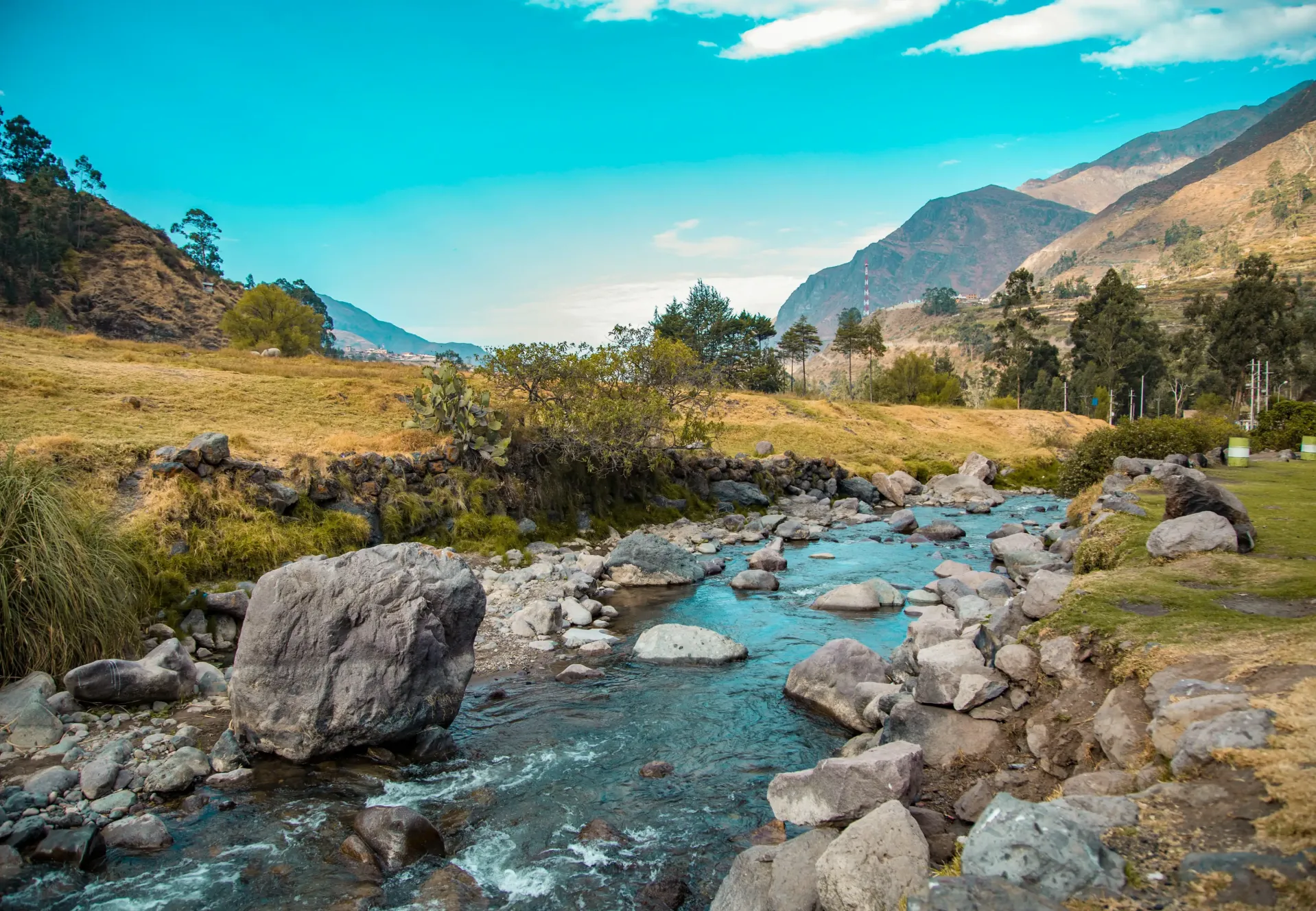 Paisaje andino peruano